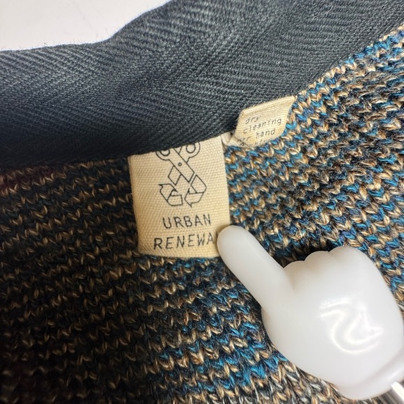 Urban Renewal M Boho Knit Duster Multicolor Sweater Jacket - Picture 6 of 7